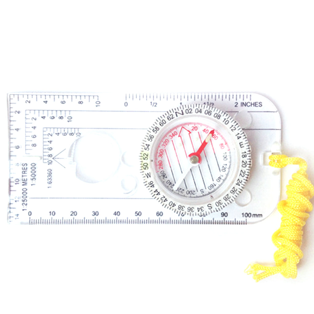 Outdoor Navigation Ruler Compass