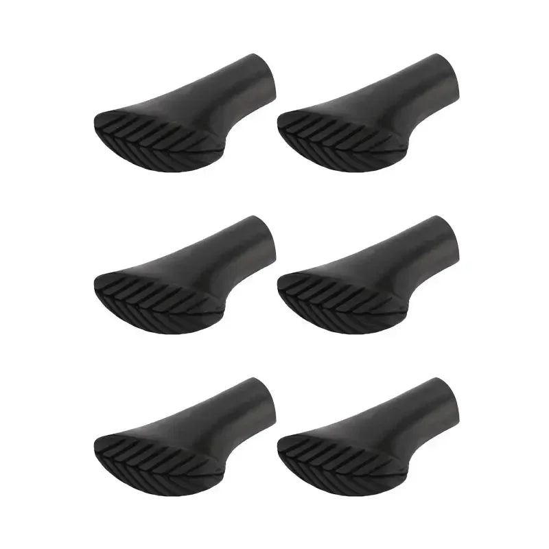 1/6PCS Non-slip Rubber Trekking Pole Tips