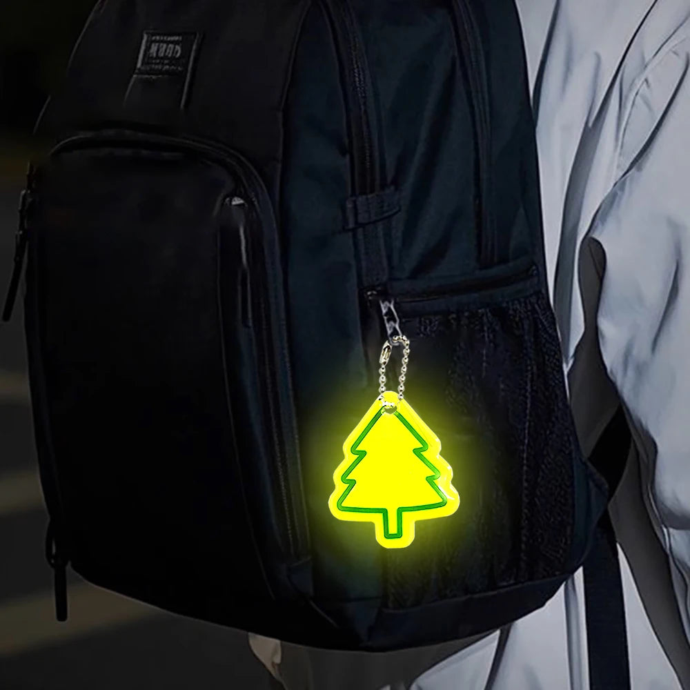10PCS Reflective Tree Pendants