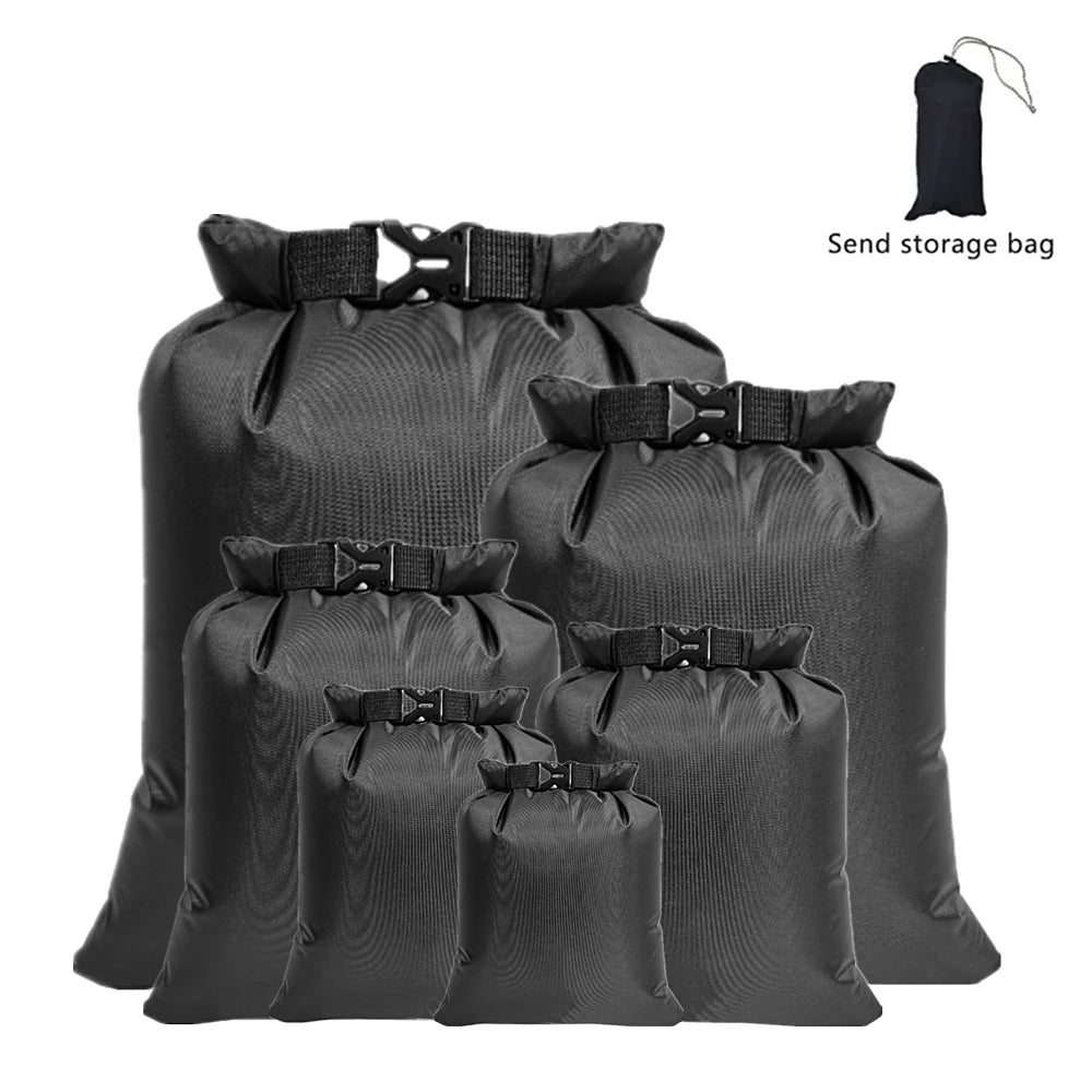 6PCS Waterproof Outdoor Dry Bags
