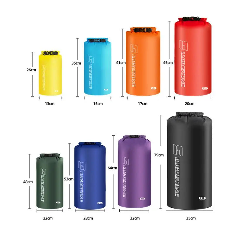 1–8PCS Waterproof Dry Bags