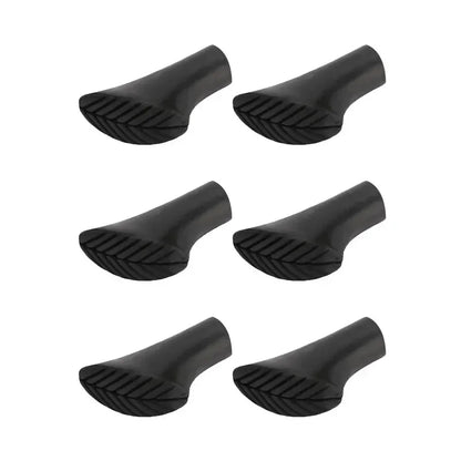 1/6PCS Non-slip Rubber Trekking Pole Tips