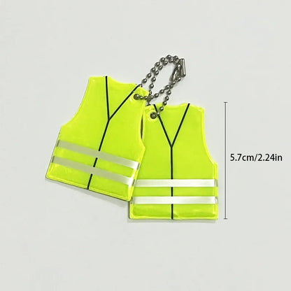 10PCS Reflective Fun Clothing Pendants