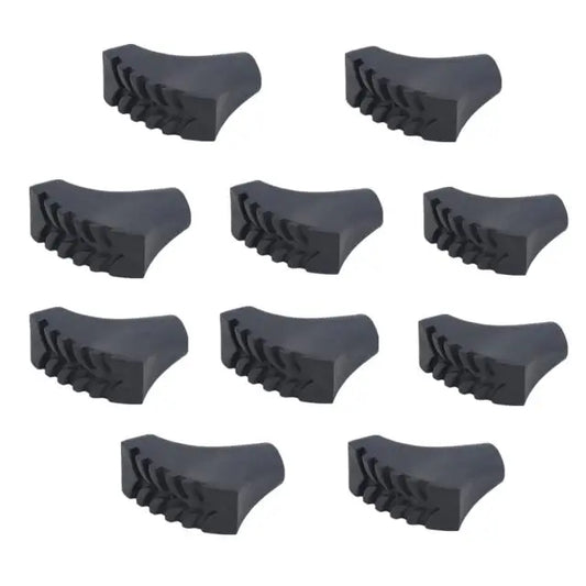 10PCS Non-slip Rubber Trekking Pole Tips