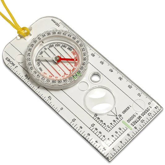 Outdoor Navigation Ruler Compass